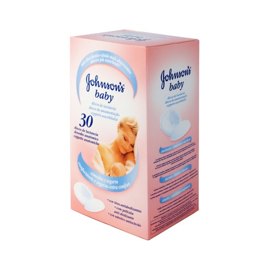 Johnson's Baby Breastfeeding Discs 30 unités