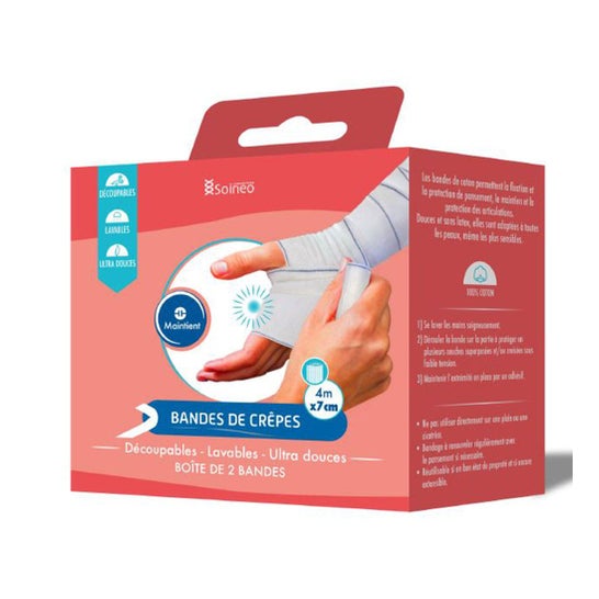Soineo Bandage Élastique 4mx7cm 2uts