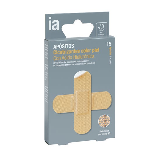 Interapothek Pansements cicatrisants 7 x 2 cm 15 unités