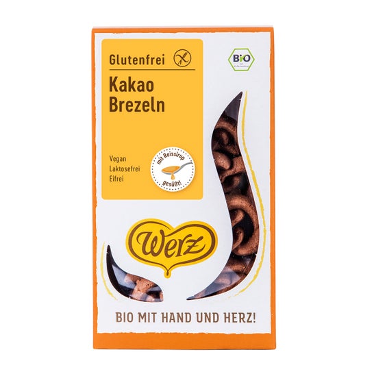 Werz Biscuits de Riz Vanille Bio Sans Gluten 125g