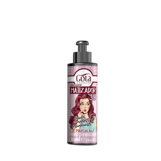 Gota Dourada Après-Shampooing Matifiant 3D Marsala 120ml