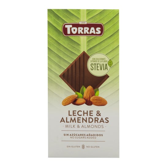 Torras Choco Lait d'Amande Avec Stevia 125g