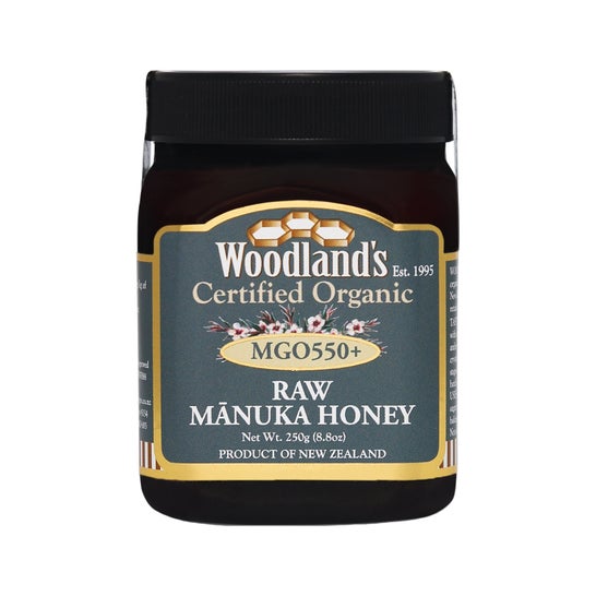 Woodland´s Miel de Manuka crue MGO 550 monoflorale bio 250 g