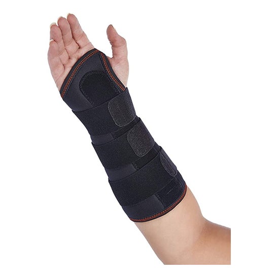 Orliman Wrist Orthosis Palm Pulg Splint Left Black Mf I90 T3 1pc