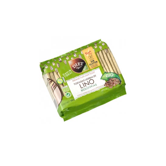 Diet-Radisson Light Toast Organic Flax Gluten Free 100g