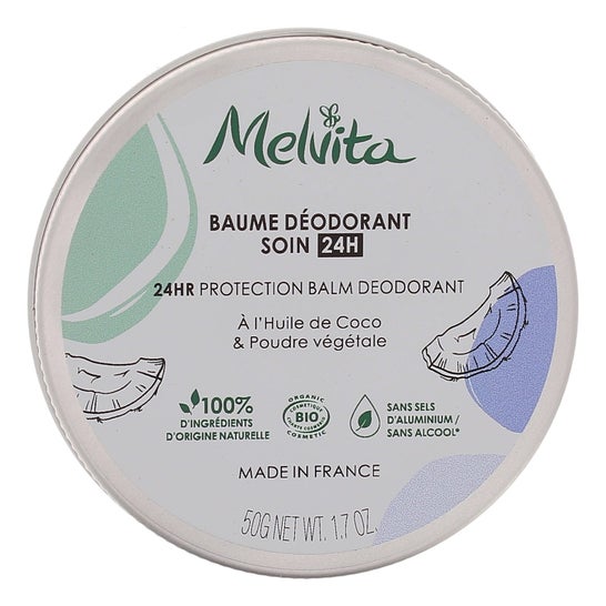 Melvita Baume Déodorant Bio 24H 50g