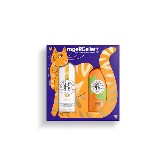 Roger & Gallet Coffret Eau Parfumée Bien-être Néroli 100ml + Lait Corporel