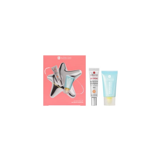 Erborian Kit CC Crème Dorée + Glow Moisturizer