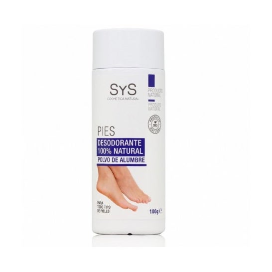 Sys Foot Deodorant Poudre d'Alun 100g