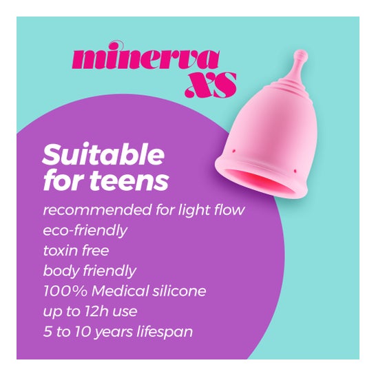 Crushious Coupe Menstruelle Minerva XS avec Sac 1 Unité