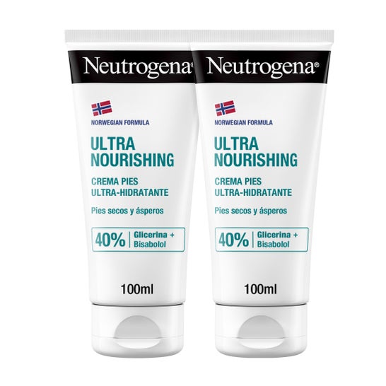 Neutrogena® Crème Pieds Très Secs et Abîmés 2 x 100 ml