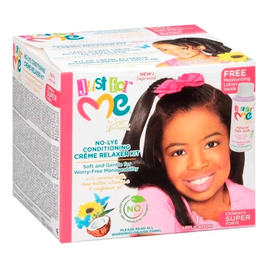 Just For Me No-Lye Conditioning Relaxer Kit Kid Super