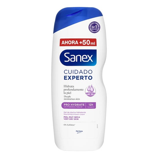 Sanex Expert Care Pro Hydrate Gel Douche Peaux Très Sèches 600ml