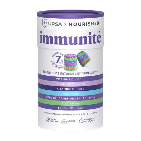 Upsa Nourish Immunité 7 In 1 Gummies 30uts