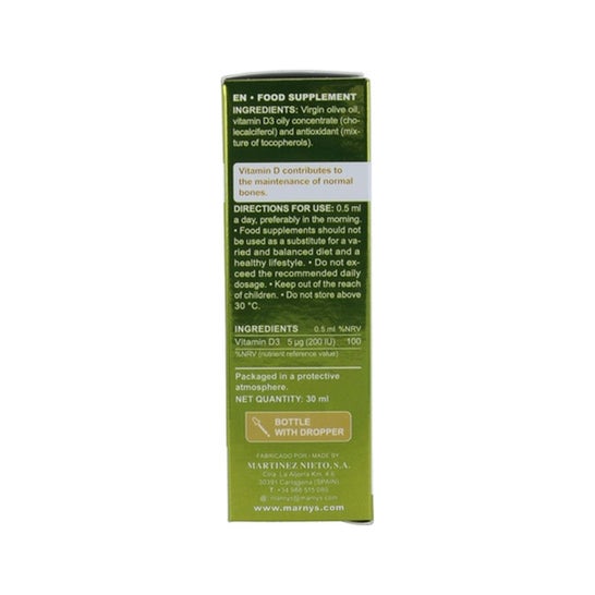 Marnys Vitamine D Liquide 30 ml