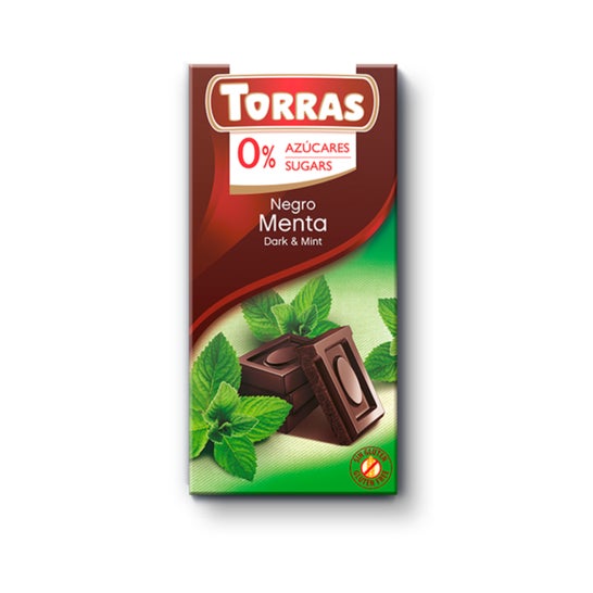 Torras Choco Noir Menthe S/G S/A 75g