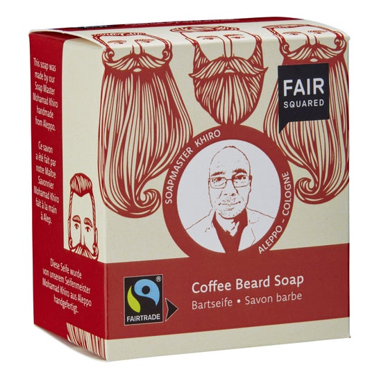 Savon à barbe Fair Squared au café 2x80g