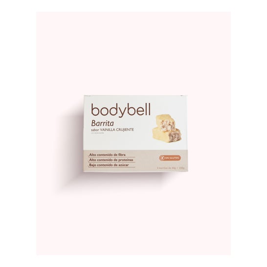 Bodybell Barre Croustillante Vanille 5 unités