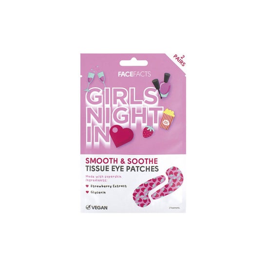FaceFacts Girls Night In Tissue Eye Patches 2uts