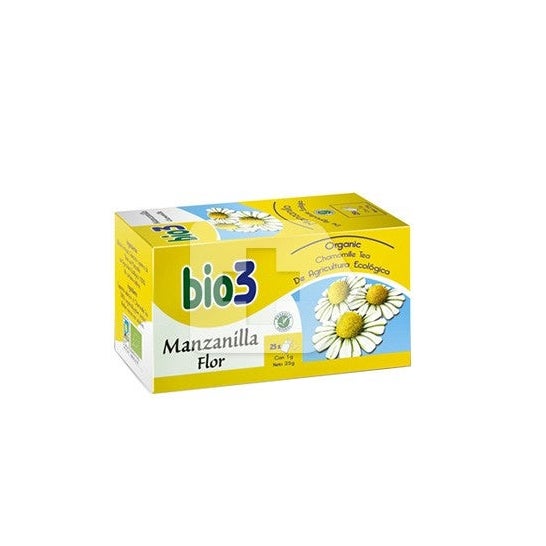 Bio3 infusion de fleurs de camomille 25 filtres à fleurs