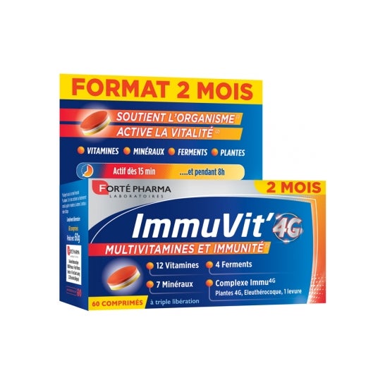 Forte Pharma Immuvit'4G Adulte 60comp