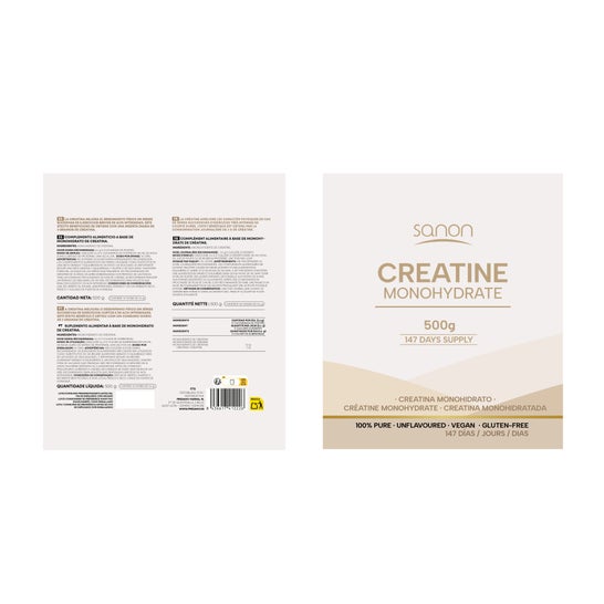 Sanon Monohydrate Créatine 500 g