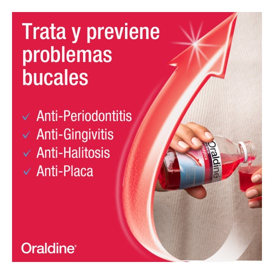 Oraldine Bain De bouche Antiseptique 400ml + 200ml