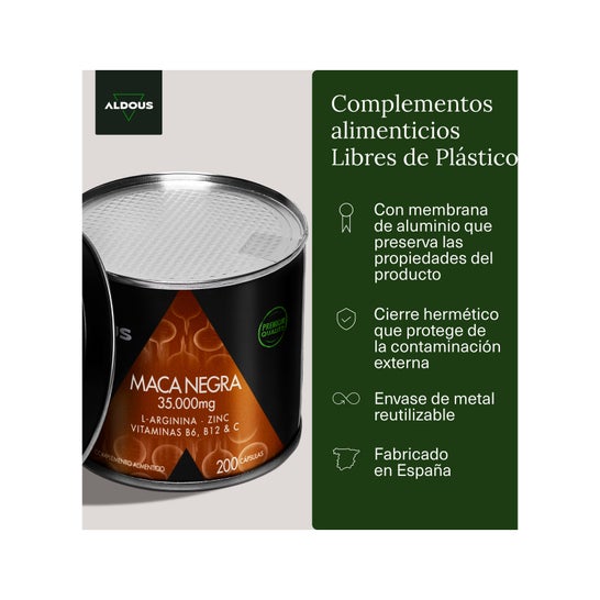 Aldous Bio Maca Negra 35.000mg 200caps