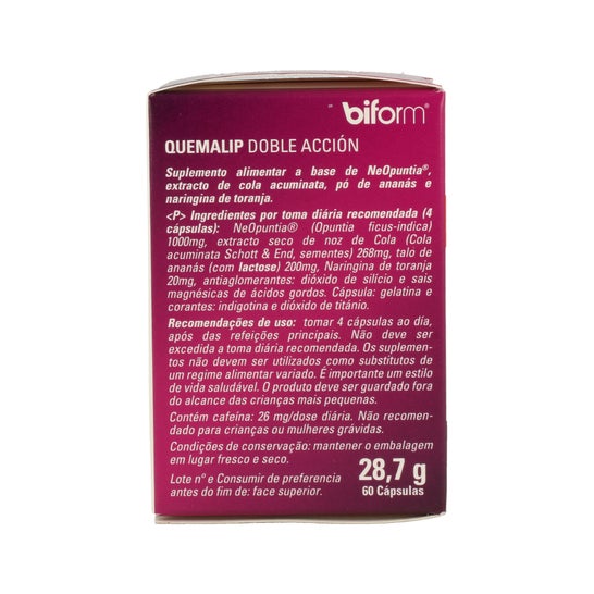 Biform Quemalip Quemalip Double effet 60caps