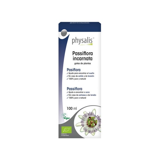Physalis Passiflore Incarnata Extrait Hydroalcoolique Bio 100ml
