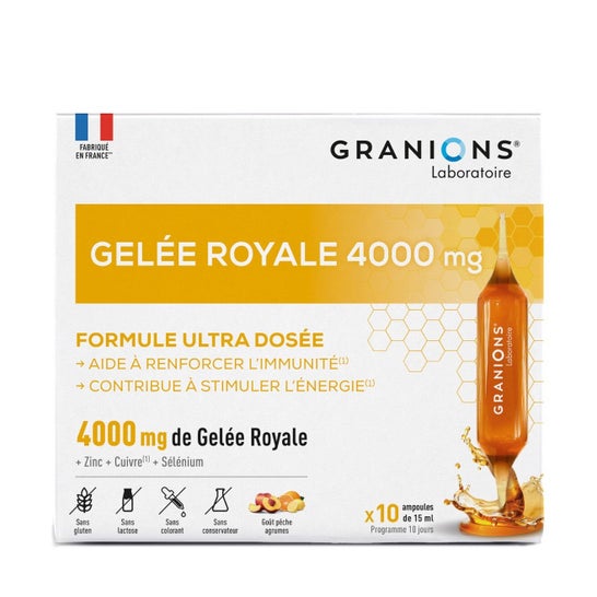 Granions Gelée Royale 4000mg 10 Ampoules