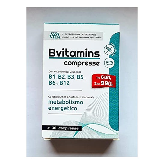 Sanavita B-Vitamines 30Cpr
