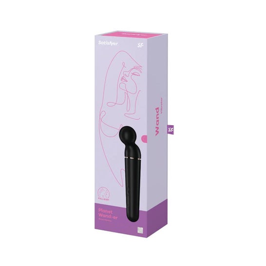 Satisfyer Planet Wand-Er Black + Rosegold Vibrateur 1ut