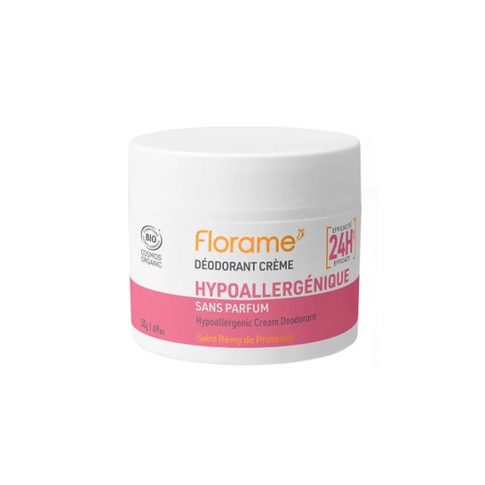 Florame Déodorant Crème Hypoallergénique 50 g