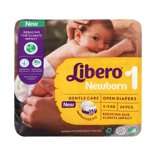 Libero Newborn 1 Couche 2-5kg 24uts