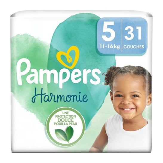 Pampers Couches Harmonie T5 11-16kg 31uts