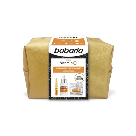 Babaria Pack Ritual Vitamin C Crème 50ml + Sérum 30ml + Ampoule 2ml