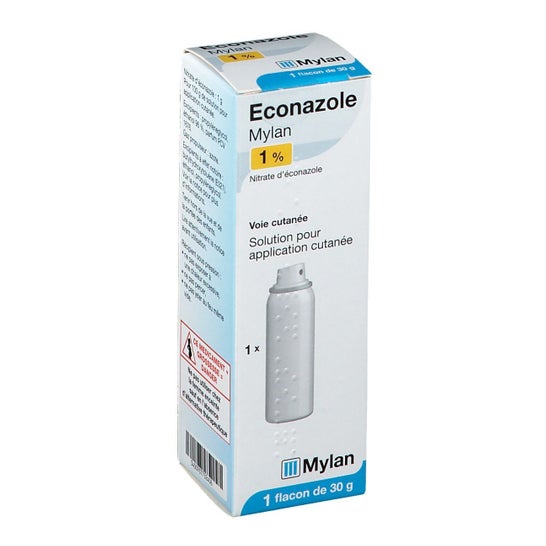 Mylan Econazole 1% Solution Pour Application Cutanée 30g