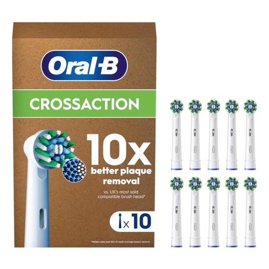 Oral-B CrossAction Têtes de Brosse Recharge 10 uts