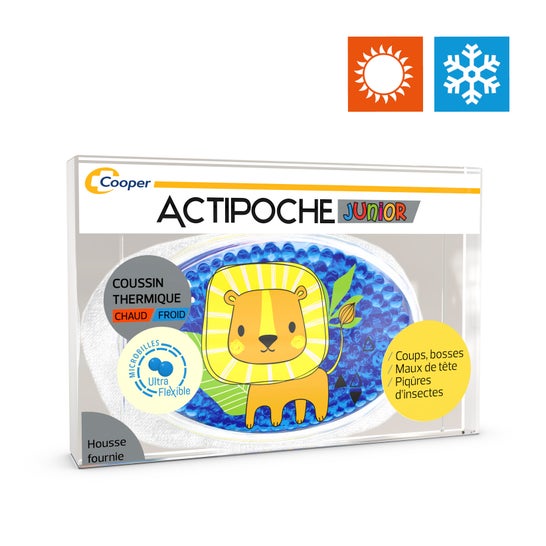 Actipoche Junior Coussin Thermique Microbilles Lion