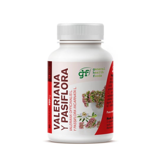 GHF valériane et passiflora 450mg 60caps