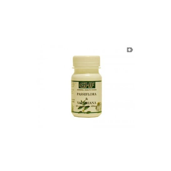 GHF valériane et passiflora 450mg 60caps