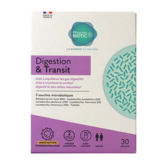 Pharmabiotic Digestion & Transit 30caps