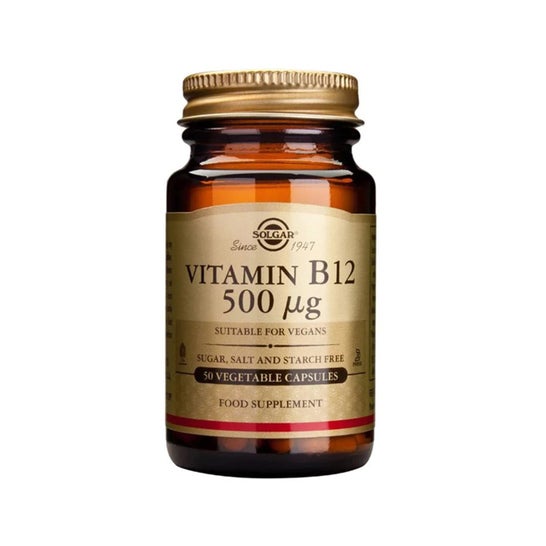 Solgar Vitamine B12 500mcg 50 gélules végétales