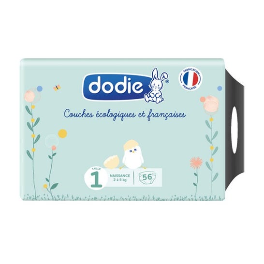Dodie Couche Eco Taille 1 2-5kg 56uts