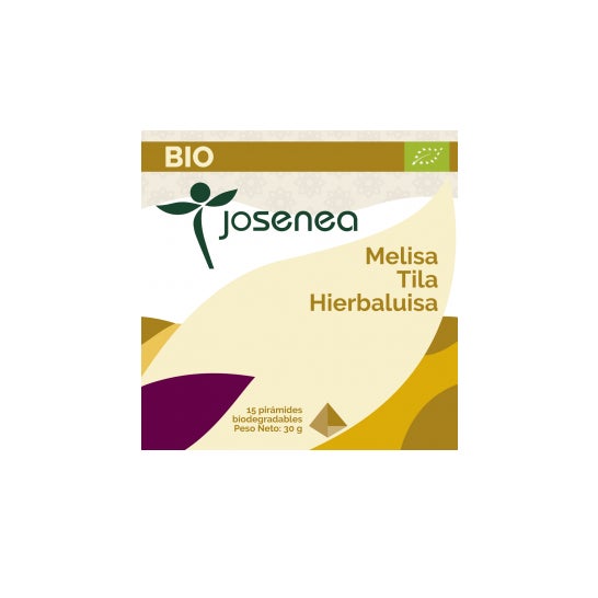 Josenea melisa lime tilleul herbe de tilleul bio boîte 15 pyramides