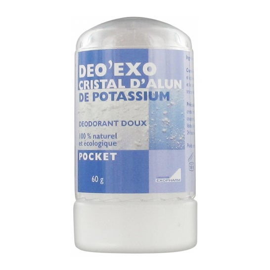 Deo'Exo Déodorant Cristal D'Alun De Potassium 60g