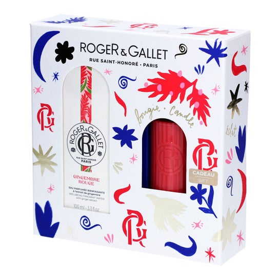 Roger & Gallet Gingembre Rouge Coffret Eau Parfumée + Bougie