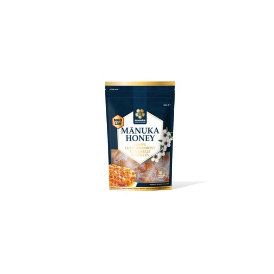 Manuka New Zealand Bonbons au Miel de Manuka Mgo 100+ 30% & Isomalt 120g