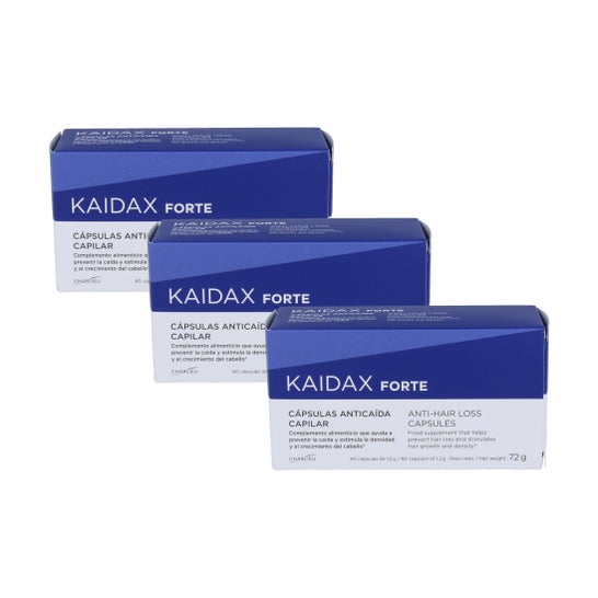 Kaidax Forte Pack Cápsulas Anticaída 3x60caps